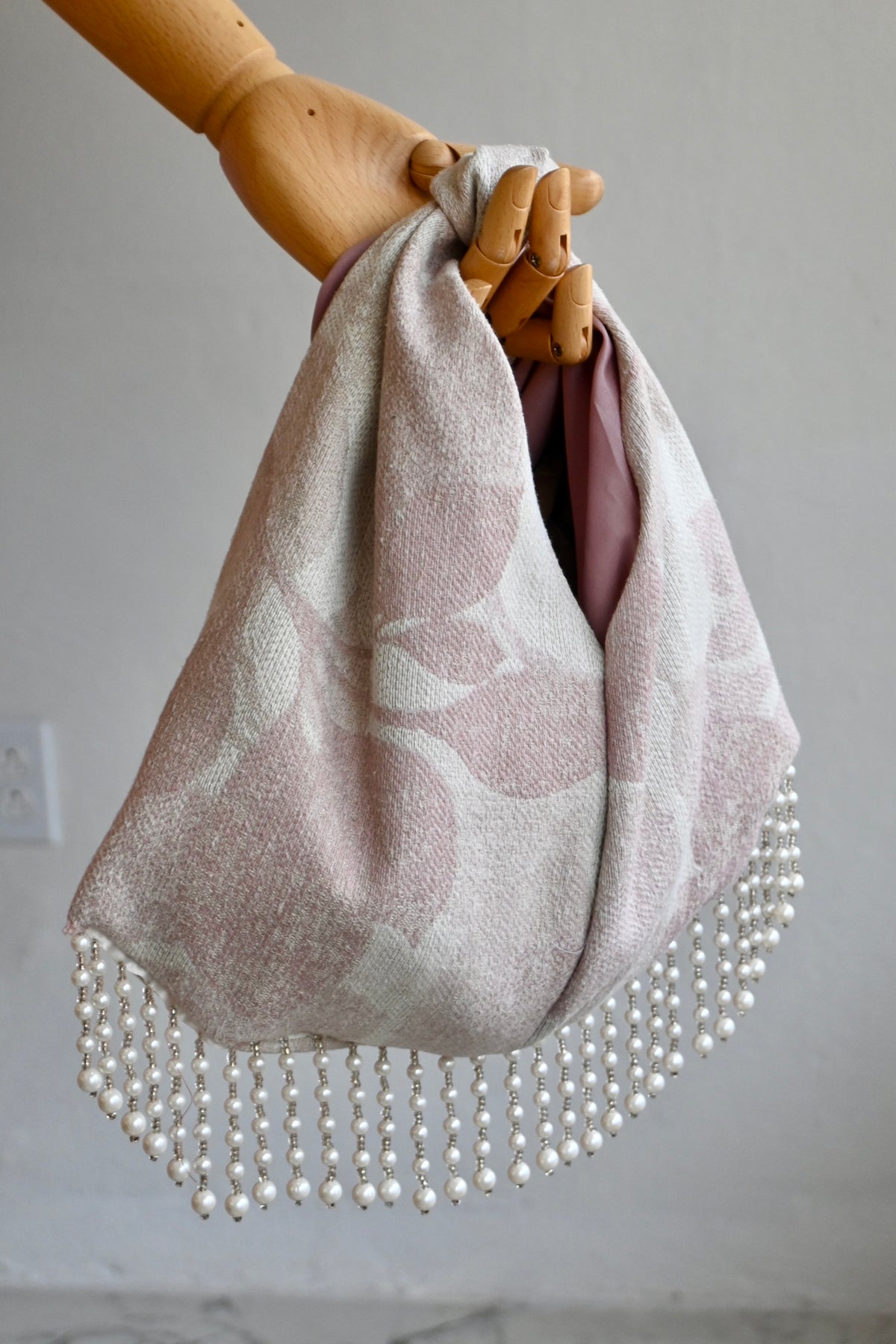 Handbag — Pink Floral Pearl