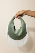 Hobo — Green & White Fringe